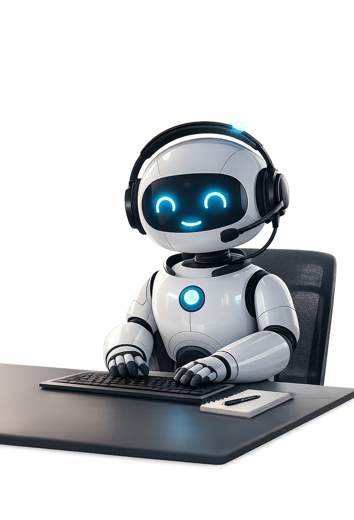 AI receptionist interface preview